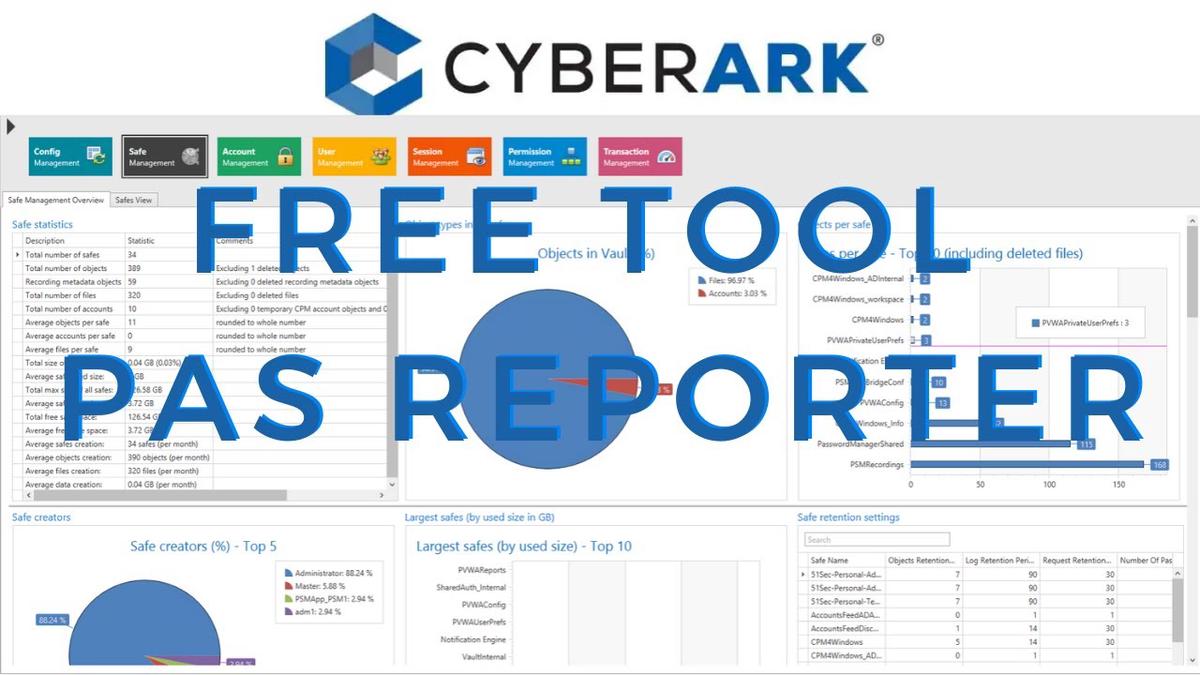 'Video thumbnail for CyberArk Free Tools - 2. PAS Reporter Overview'